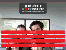 Tablet Screenshot of generaleimmobiliere73.com